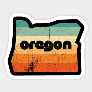 Vintage Oregon Sticker